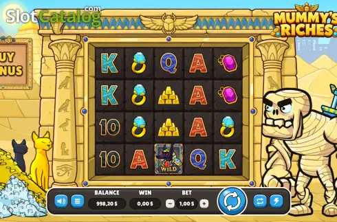 Скрин2. Mummy's Riches слот
